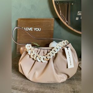 Max Studio Nude Color Shoulder Bag
